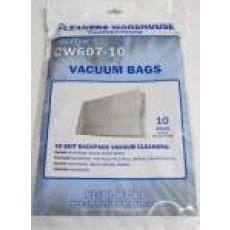 CW607-10 CLEANERS WAREHOUSE ORIGIN VACUUM BAGS PK 10