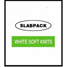 WSK/SLAB RAGS SLABPACK WHITE SOFT KNITS 15KG