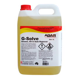 GSO5 AGAR G-SOLVE - CLEANING SOLVENT AND CARPET SPOTTER 5LT