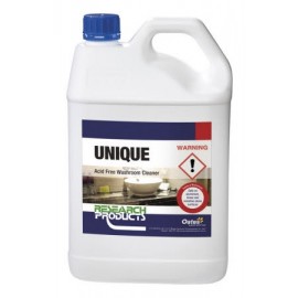 51015A RESEARCH UNIQUE - NON ACID WASHROOM CLEANER, SAFE ON ALL SURFACES 5LT